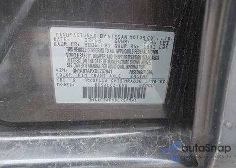 2013 Nissan Sentra S from USA, damaged, VIN 3N1AB7APXDL757941